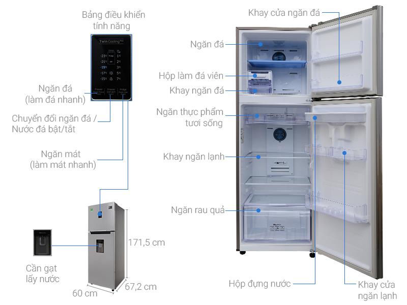 Top 9 tủ lạnh samsung inverter 319 lít rt32k5932s8/sv 2023