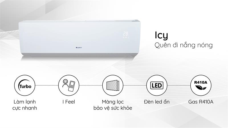 Điều hòa 2 chiều Gree GWH12IC-K3N9B2J - 12.000BTU