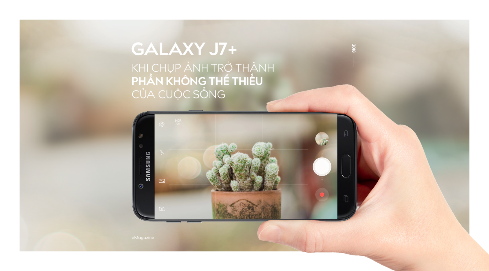 Nhìn vào những bức ảnh xóa phông của Galaxy J7+ để hiểu được chiếc ...
