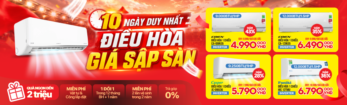 10 ngày điều hòa