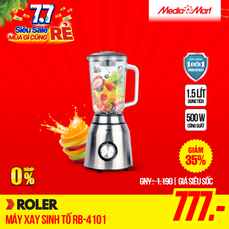 27-Máy xay sinh tố đa năng Roler RB-4101
