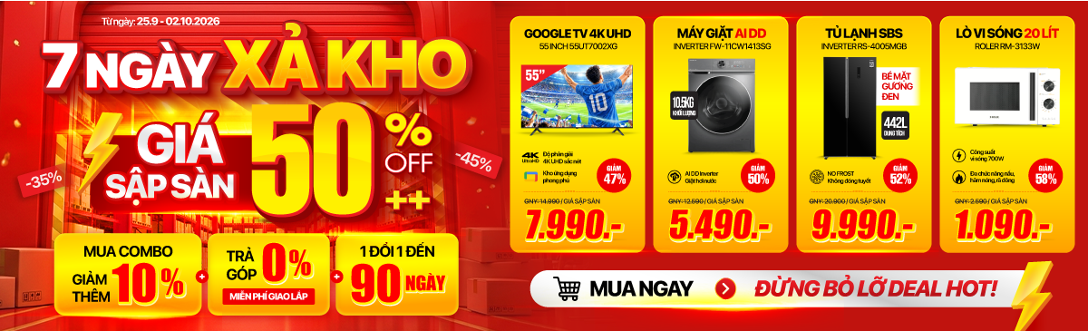 7 ngày xả kho