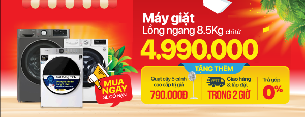 9.9 Máy giặt Siêu Sale Dọn kho