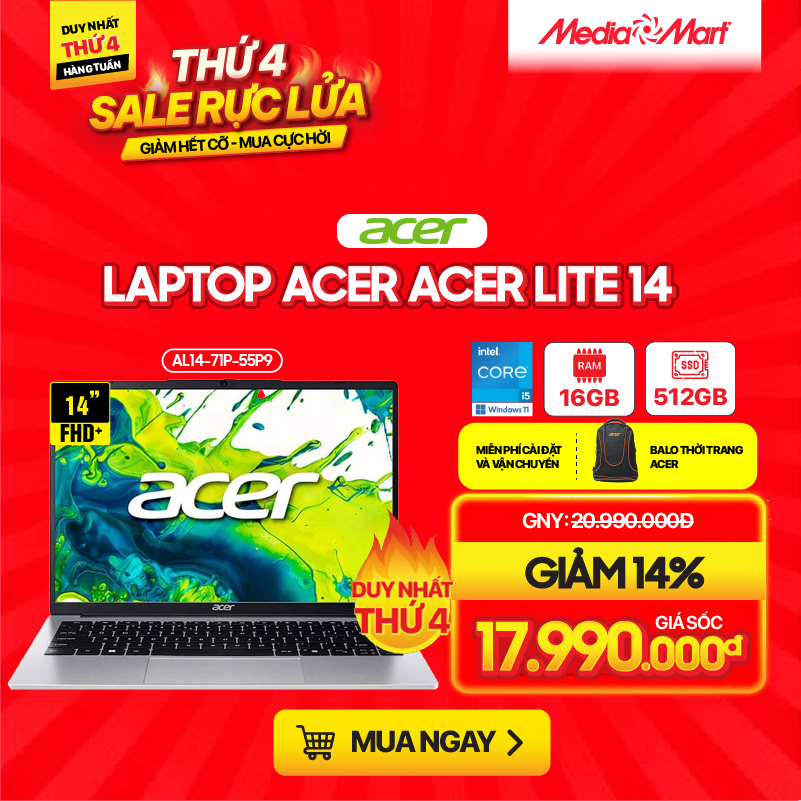 Acer Aspire Lite 14 AL14-71P-55P9