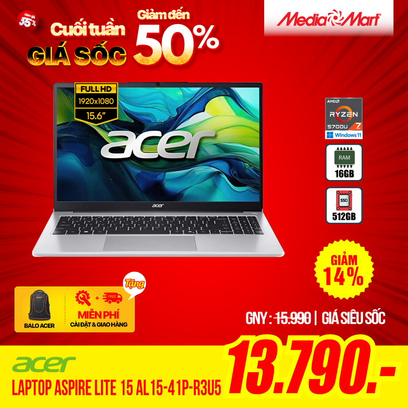 Acer Aspire Lite 15 AL15-41P-R3U5