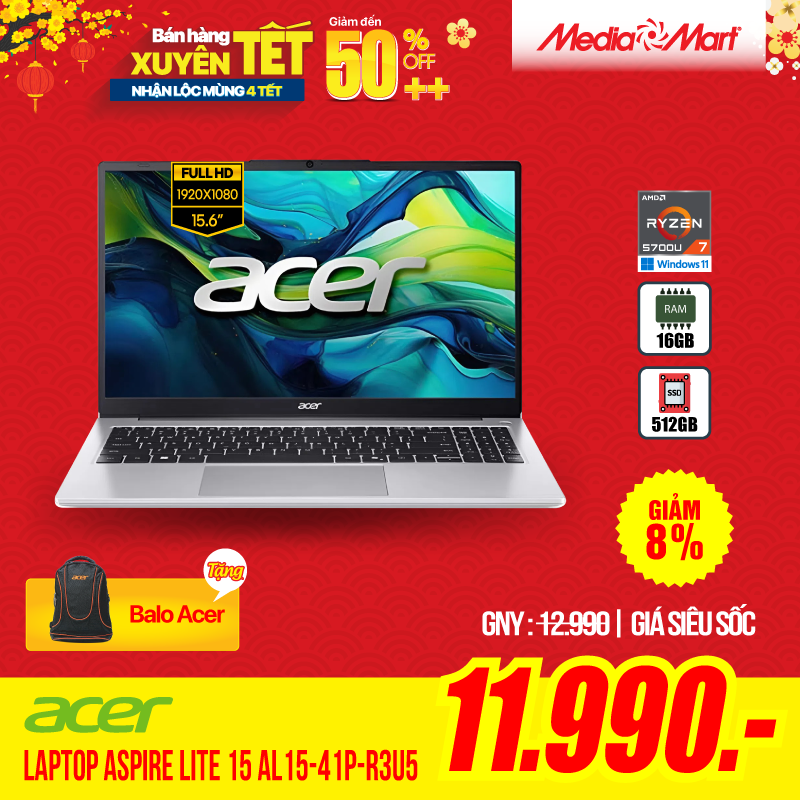 Acer Aspire Lite 15 AL15-41P-R3U5