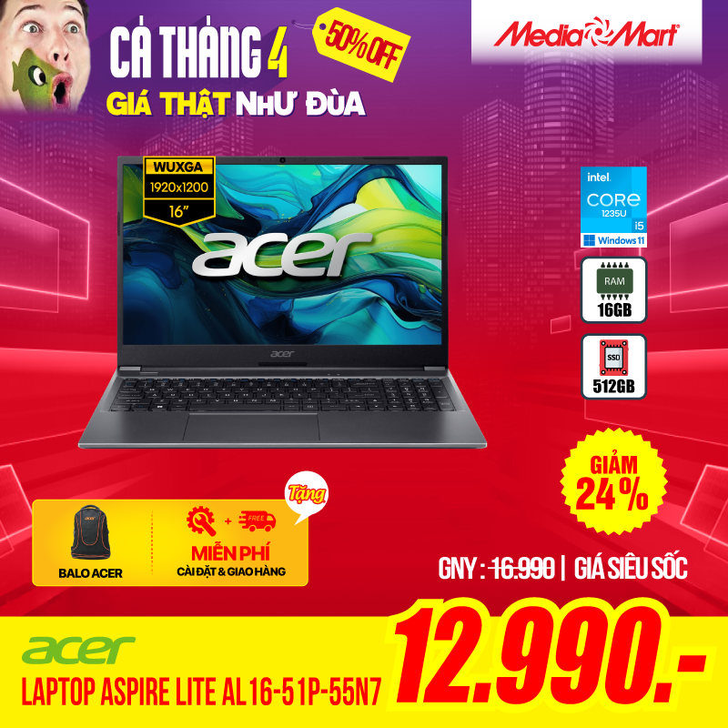 Acer Aspire Lite AL16-51P-55N7