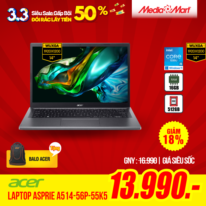 Acer Asprie A514-56P-55K5