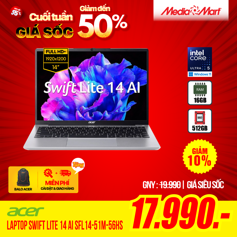 Acer Swift Lite 14 AI SFL14-51M-56HS