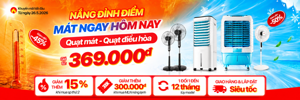 (All)Quạt mát sale hè 2026