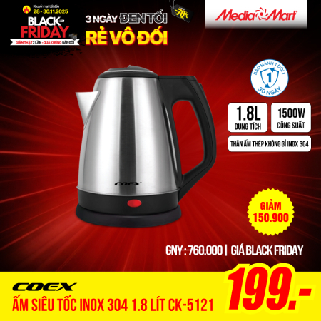 Ấm siêu tốc Coex CK-5121