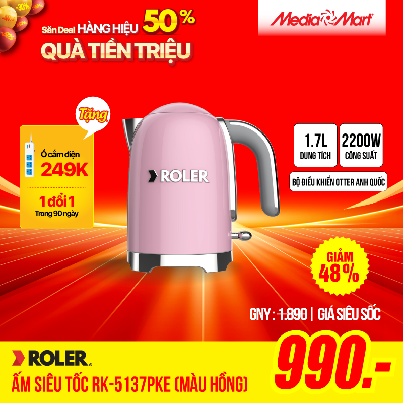 Ấm siêu tốc Roler RK-5137PKE