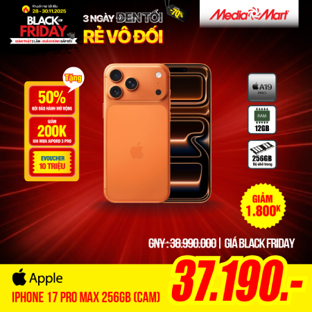 Apple iPhone 17 Pro Max 256GB (Cam Vũ Trụ)