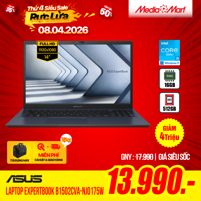 ASUS ExpertBook B1502CVA-NJ0175W