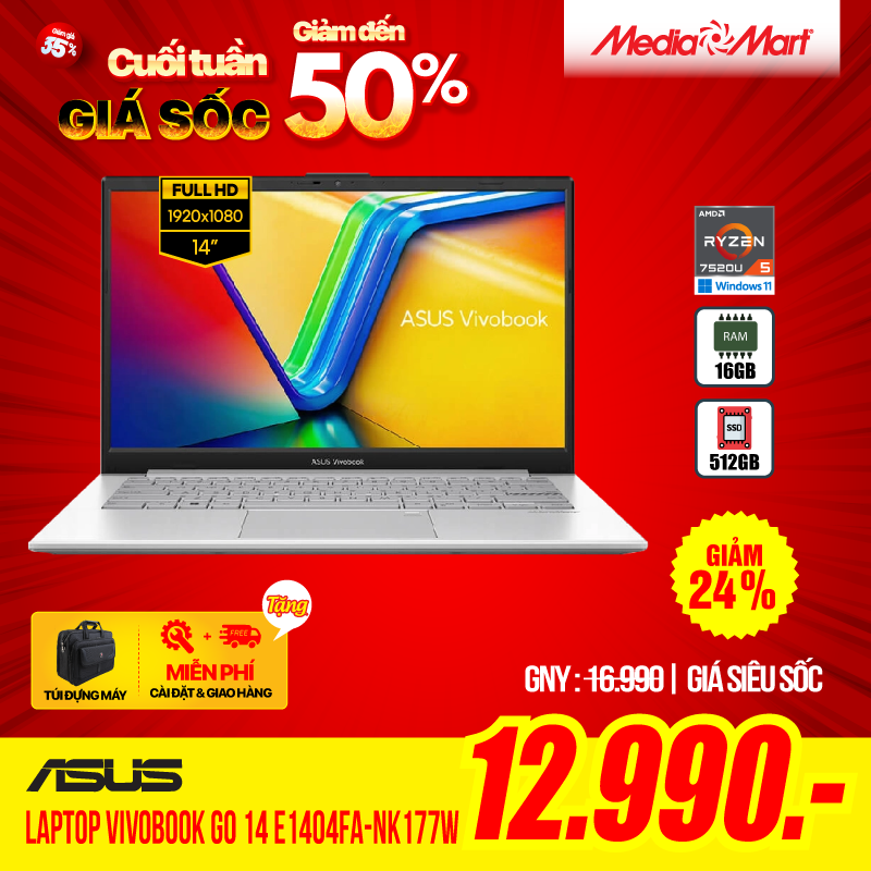 Asus Vivobook Go 14 E1404FA-NK177W