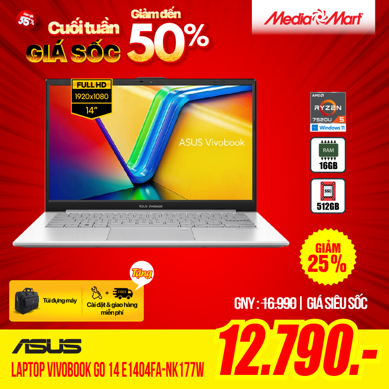 Asus Vivobook Go 14 E1404FA-NK177W