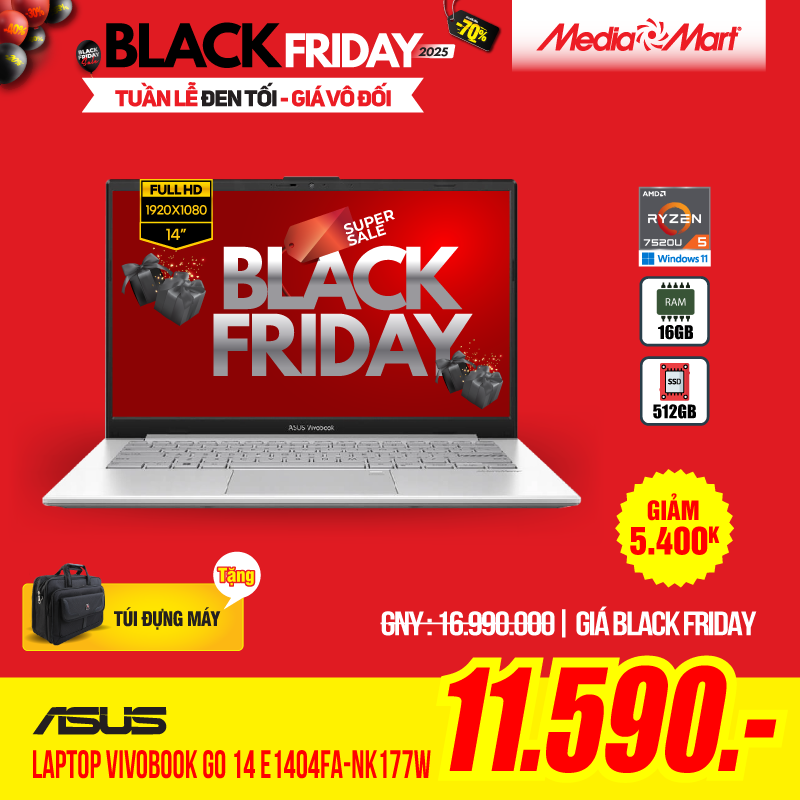 Asus Vivobook Go 14 E1404FA-NK177W