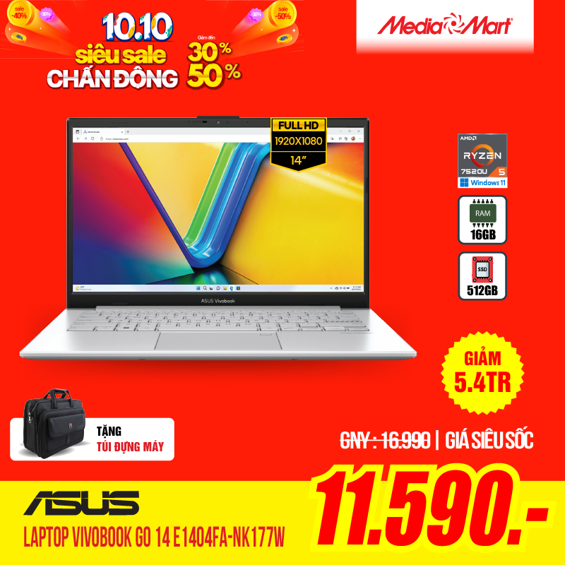 Asus Vivobook Go 14 E1404FA-NK177W