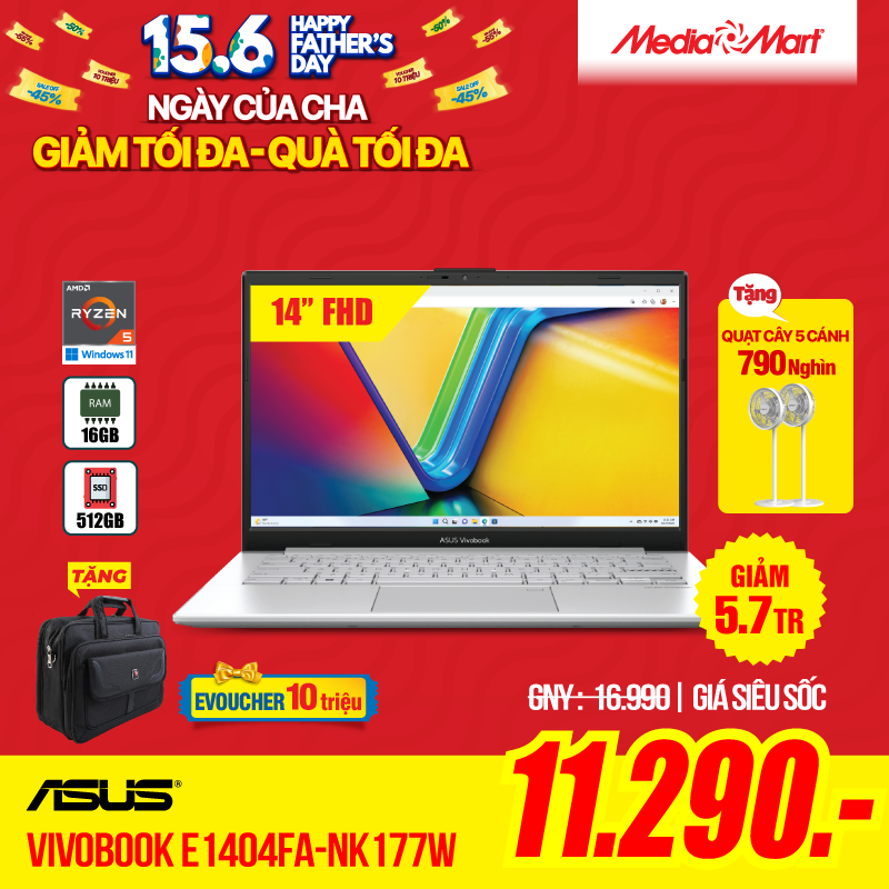 Asus Vivobook Go 14 E1404FA-NK177W