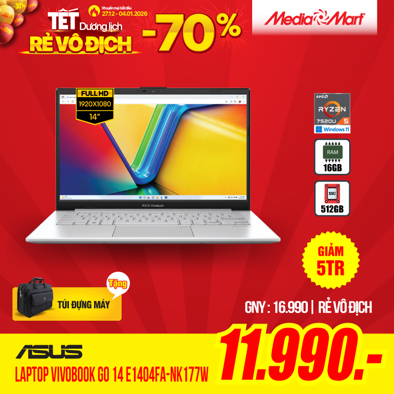 Asus Vivobook Go 14 E1404FA-NK177W