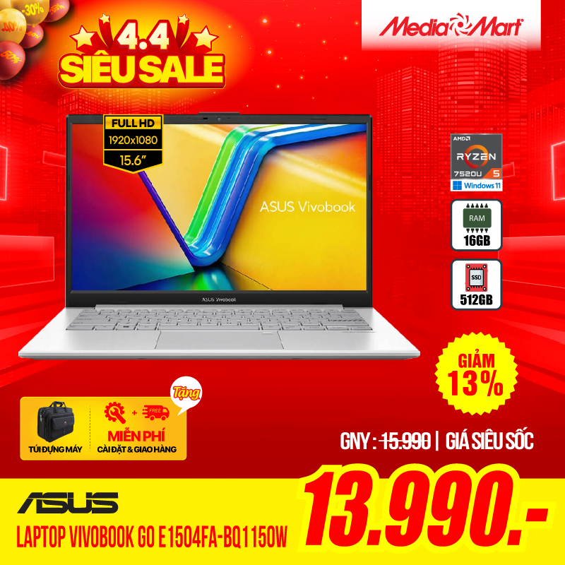 ASUS Vivobook Go E1504FA-BQ1150W