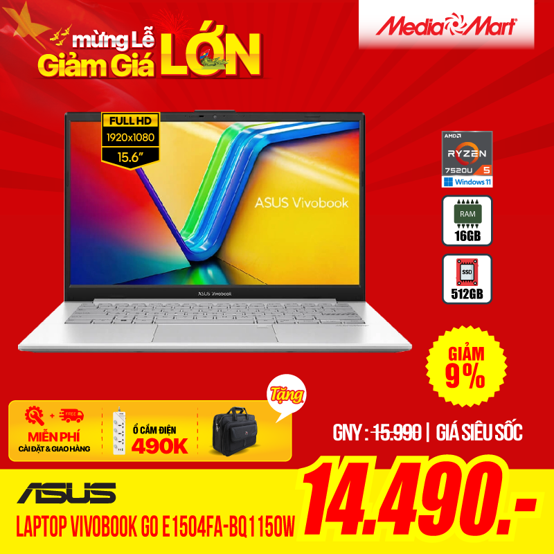 ASUS Vivobook Go E1504FA-BQ1150W