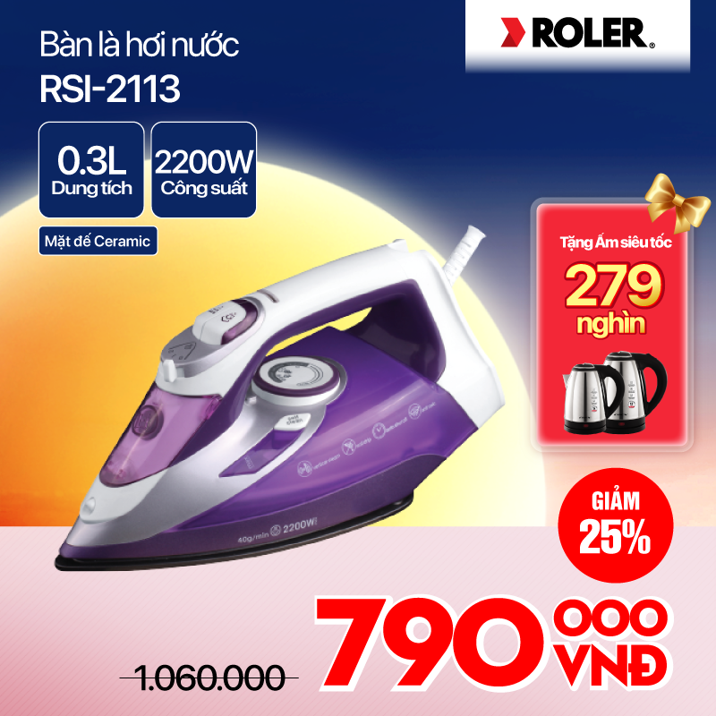 Bàn là hơi nước Roler RSI-2113