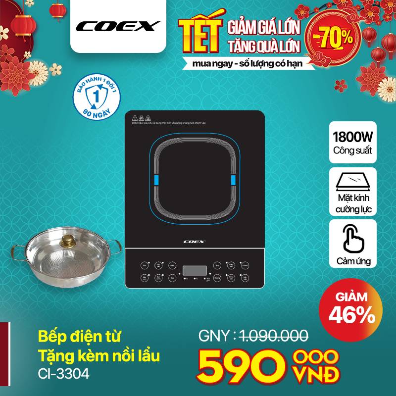 Bếp điện từ Coex CI-3304