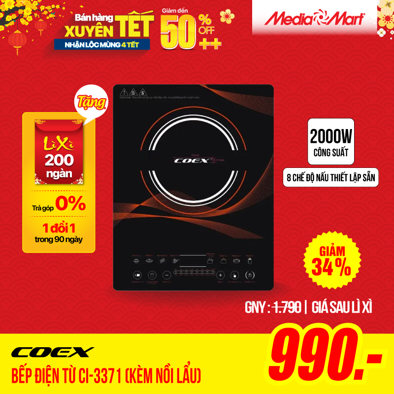 Bếp điện từ Coex CI-3371