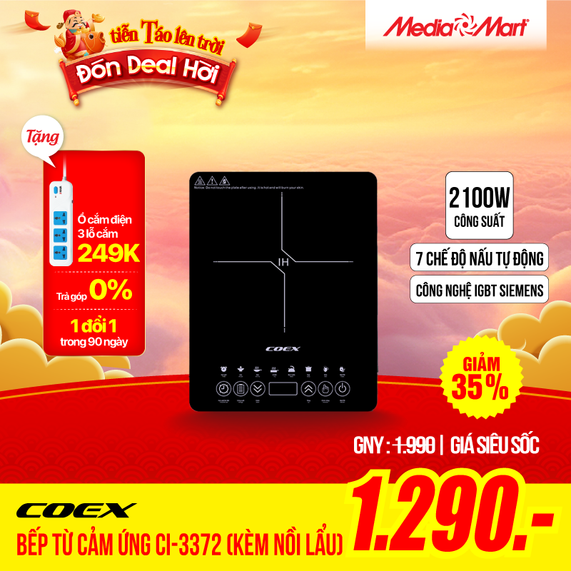 Bếp từ cảm ứng Coex CI-3372