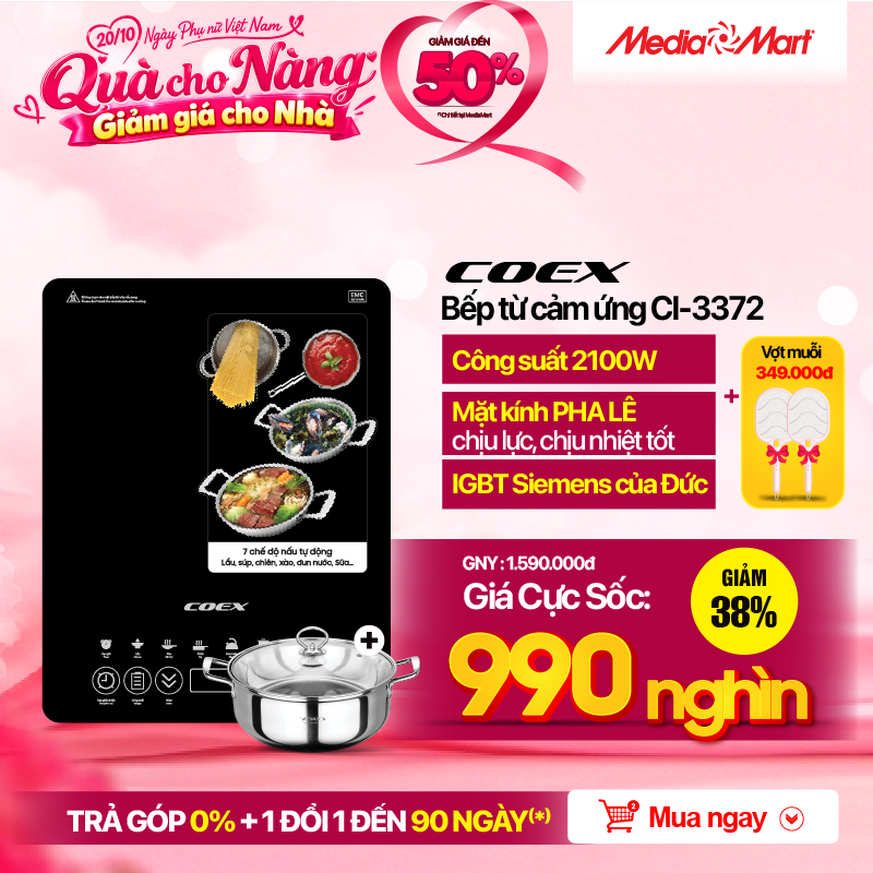 Bếp từ cảm ứng Coex CI-3372