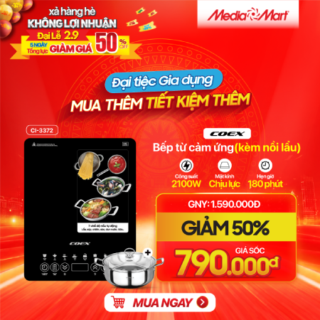 Bếp từ cảm ứng Coex CI-3372