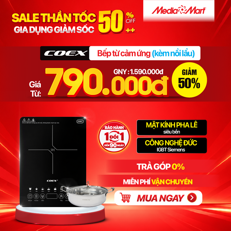Bếp từ cảm ứng Coex CI-3372