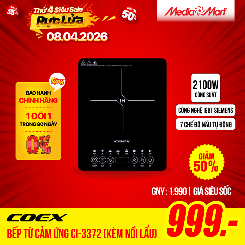 Bếp từ cảm ứng Coex CI-3372