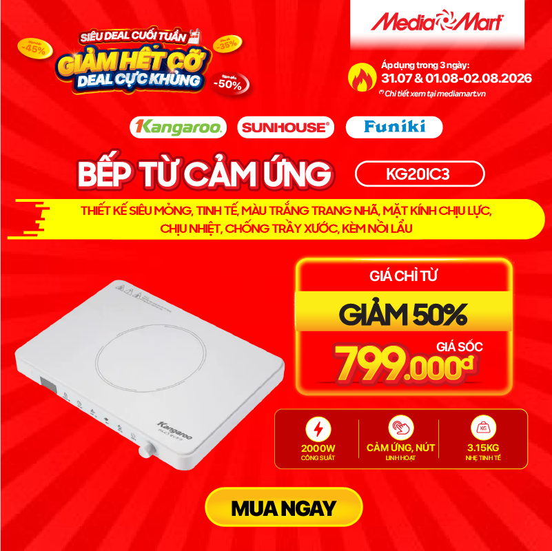 Bếp từ cảm ứng Kangaroo KG20IC3