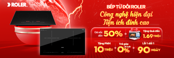 Bếp từ đôi Roler sale