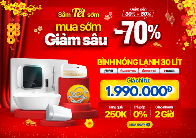 Bình nóng lạnh -50% (Xem ngay)