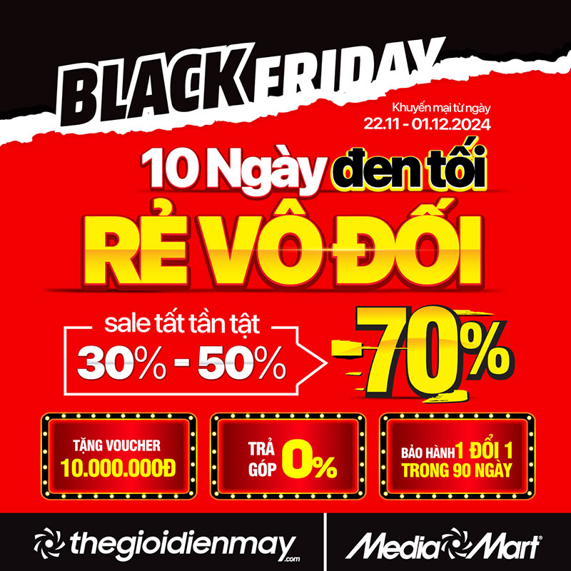 Black Friday Rẻ vô đối