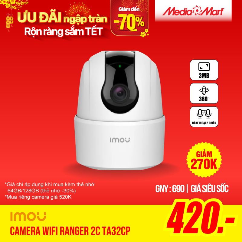 Camera wifi iMou Ranger 2C TA32CP