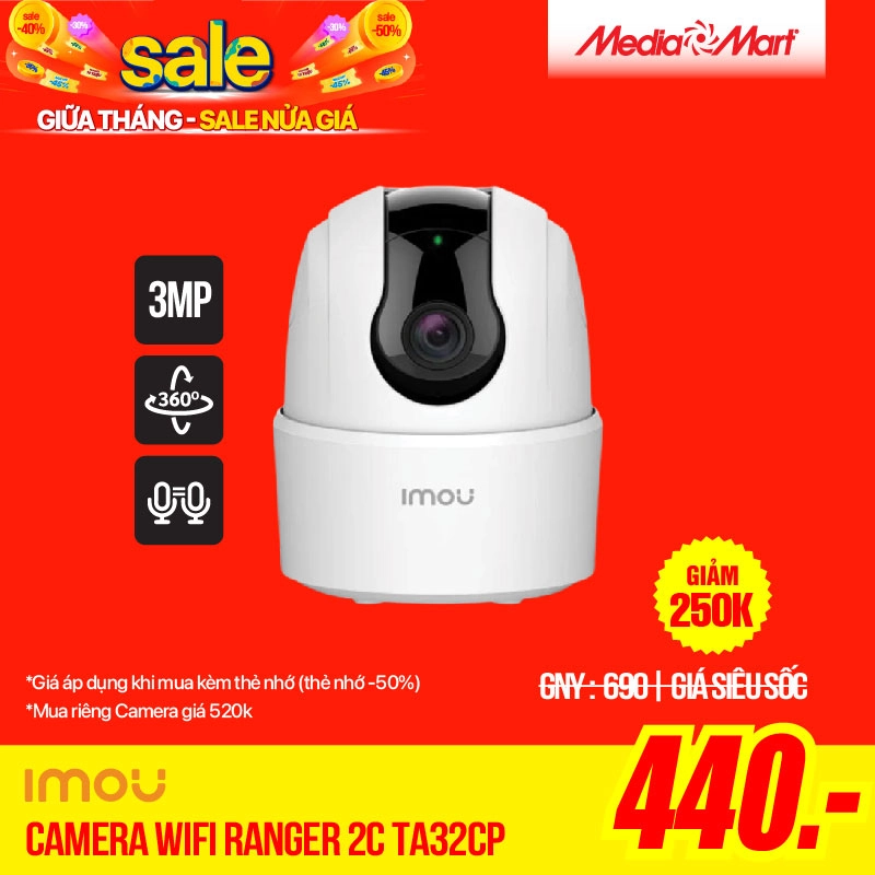 Camera wifi iMou Ranger 2C TA32CP