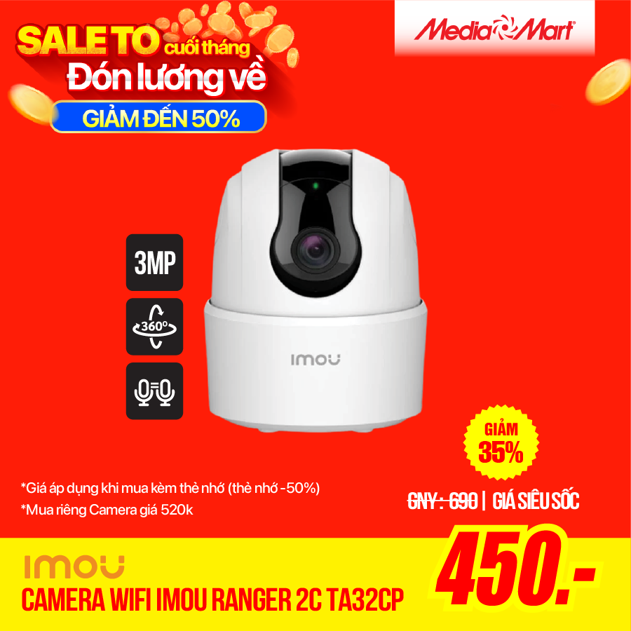 Camera wifi iMou Ranger 2C TA32CP