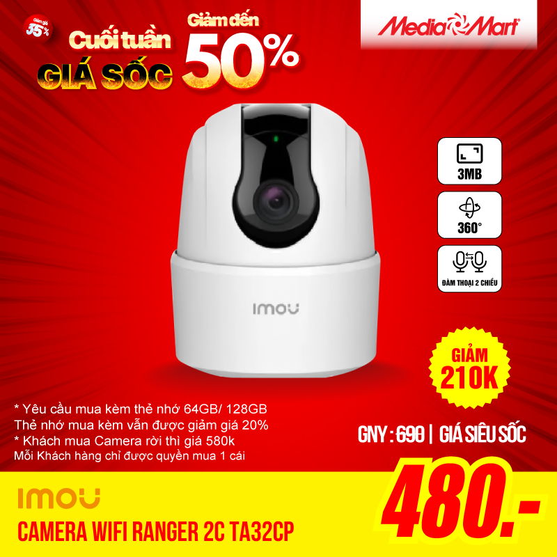 Camera wifi iMou Ranger 2C TA32CP