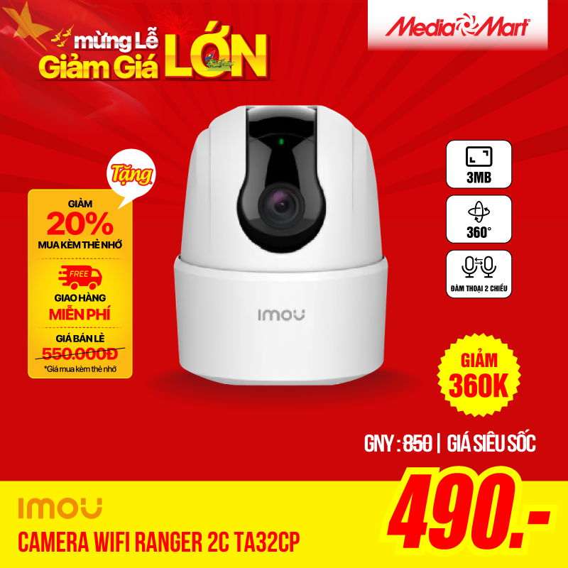 Camera wifi iMou Ranger 2C TA32CP
