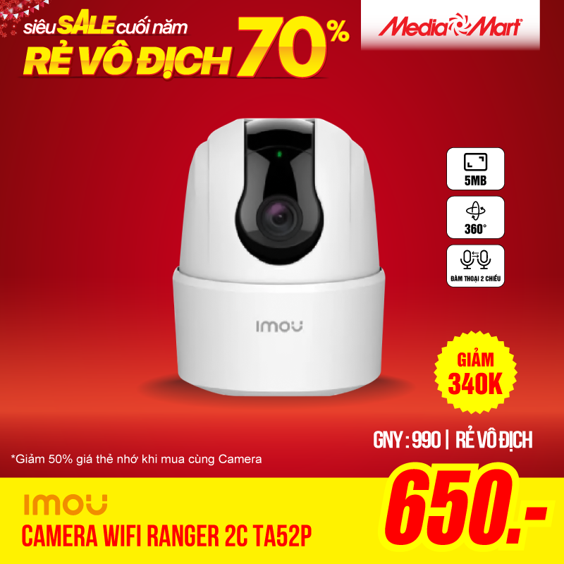 Camera wifi iMou Ranger 2C TA52P