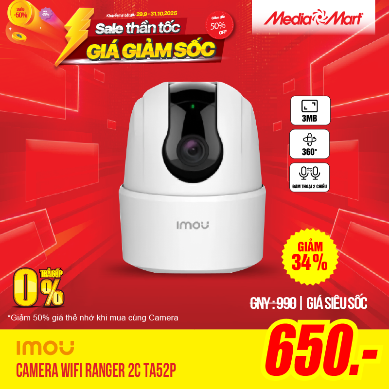 Camera wifi iMou Ranger 2C TA52P