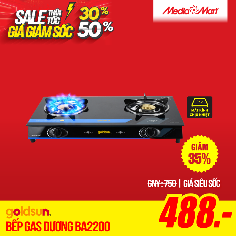 cate bếp gas BA2200