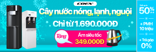 cate cây nước nóng lạnh Coex