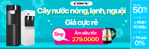 cate cây nước nóng lạnh Coex