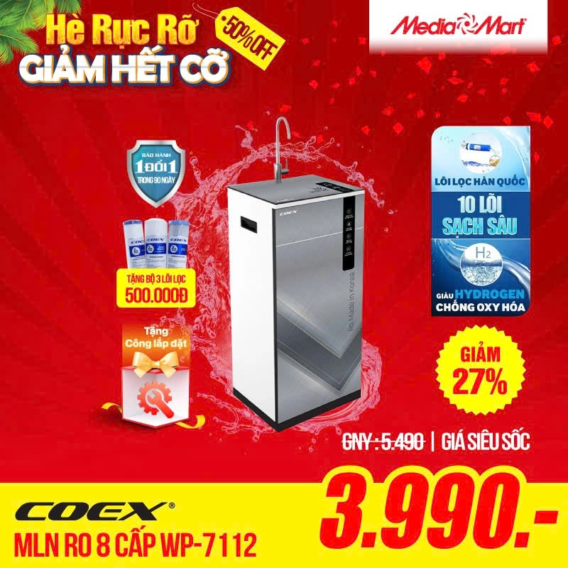 cate máy lọc nước 7112