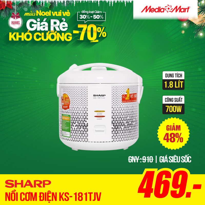 cate nồi cơm điện KS-181TJV